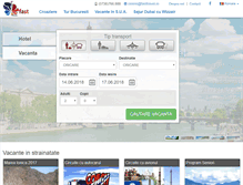 Tablet Screenshot of fasttravel.ro